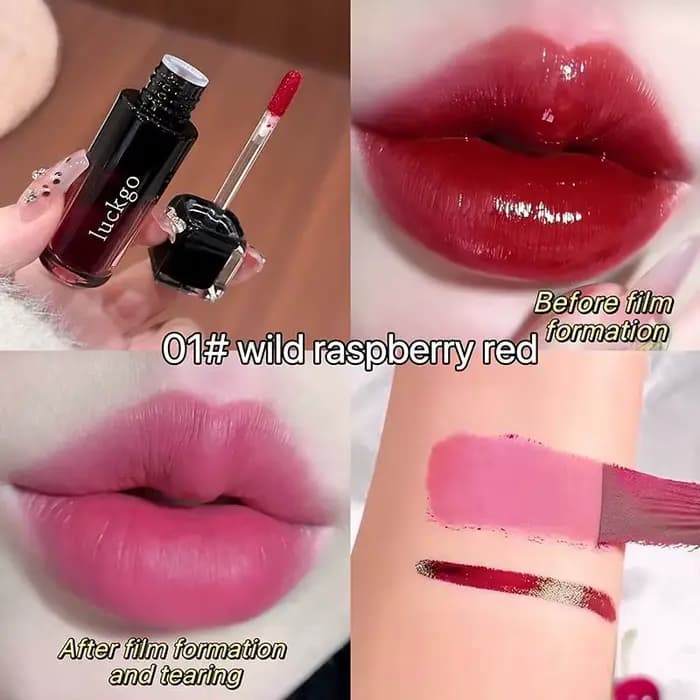 6 Couleurs Teinte à Lèvres Waterproof Peel-Off Effet Tatouage Longue Tenue Mat Rose Rouge Brun Maqui