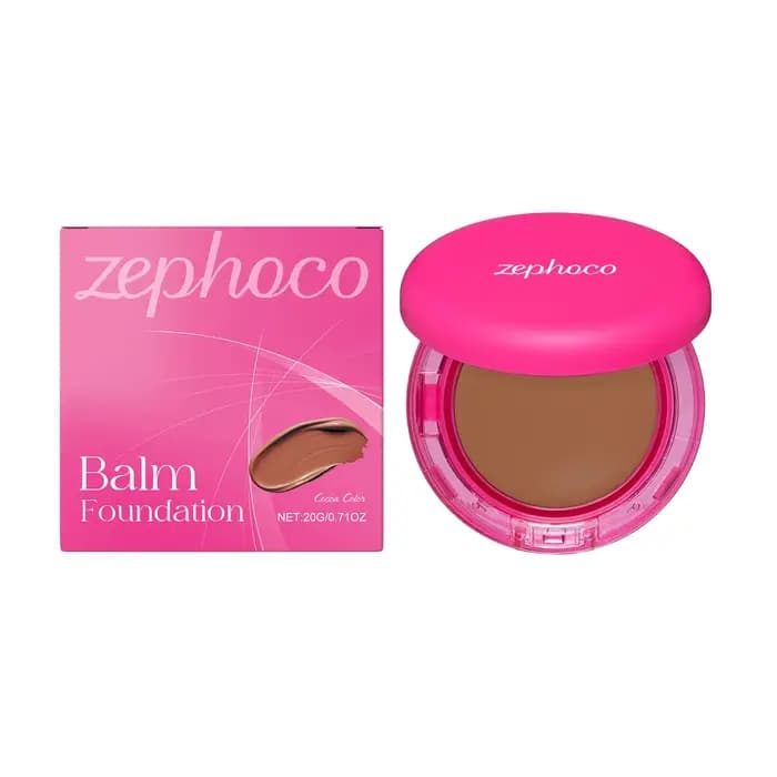 Zephoco baume fond de teint 4 couleurs longue durée contrôle de l'huile déjeunissant mat BB crème fo
