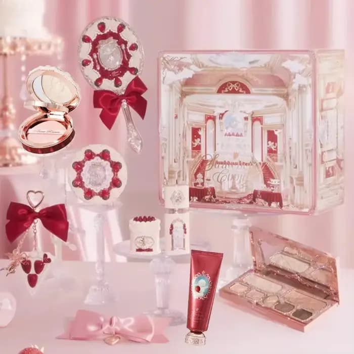 Collection Flower KnowStrawberry Cupid Box - Coffret de maquillage - Palette complète - Poudre press