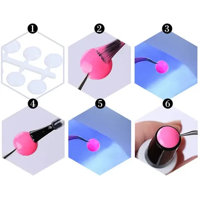 240 pièces rondes faux ongles conseils d'affichage faux ongles nuancier ongles échantillons bâtons a