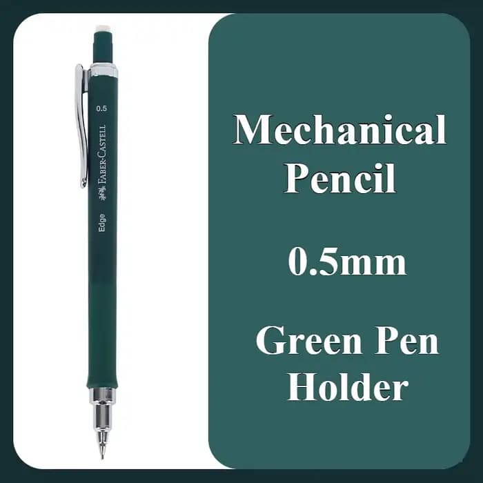 FABER-CASTELL crayon mécanique 0.5m crayon de dessin automatique avec adhérence souple fournitures s