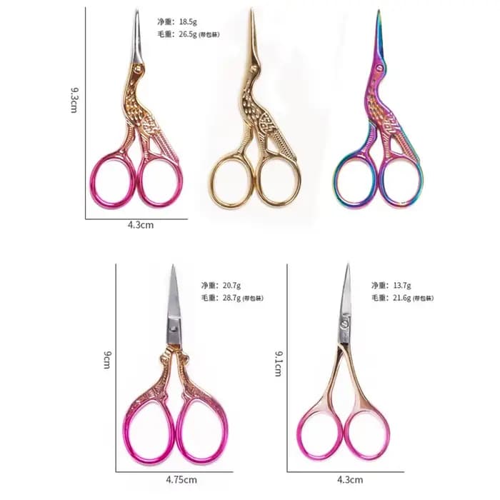 Ciseaux à sourcils, maquillage, tondeuse à cils, nez, épilateur Facial, ciseaux multifonctionnels, o