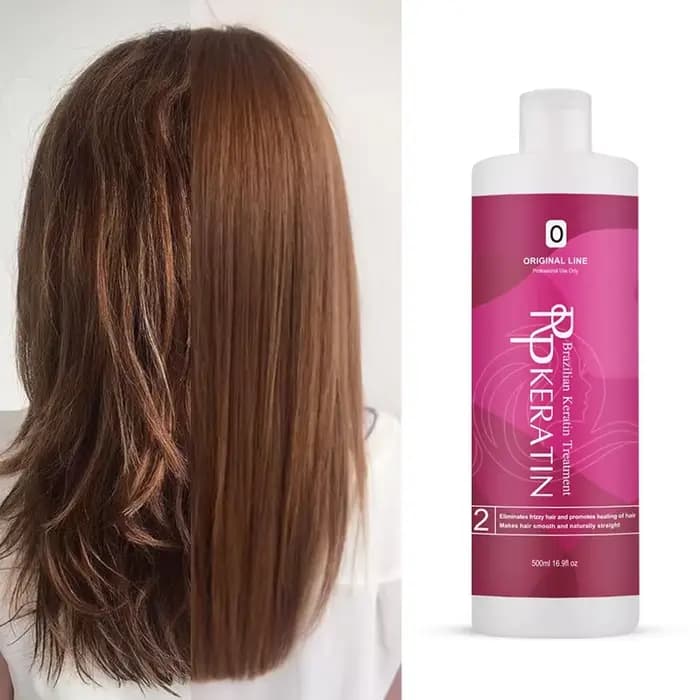 Lissage à la kératine pour traitement lissant des cheveux, 500ml, soins capillaires bouclés et crépu
