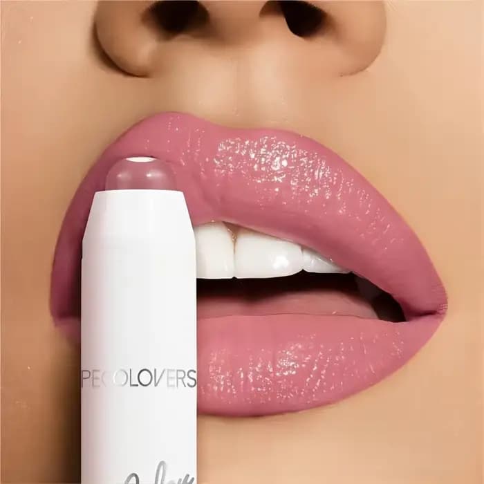 PECOLOVERS Rouge à lèvres imperméable pour femme – Brillant hydratant longue durée avec finition nat
