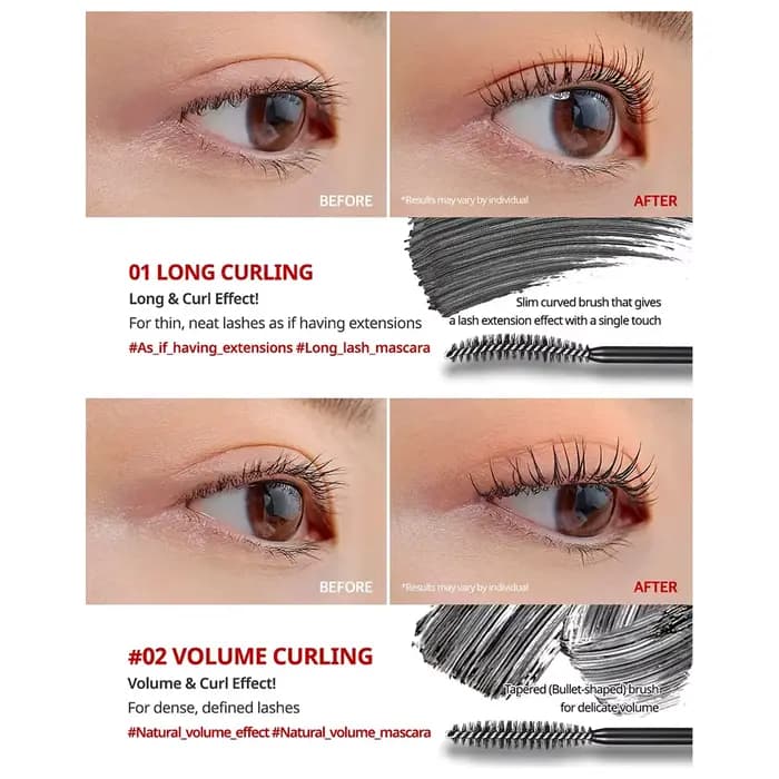 Mascara CLIO Kill Lash Superproof, Formule Volumisante, Léger et Sans Grumeaux, Défini et Séparé, Co