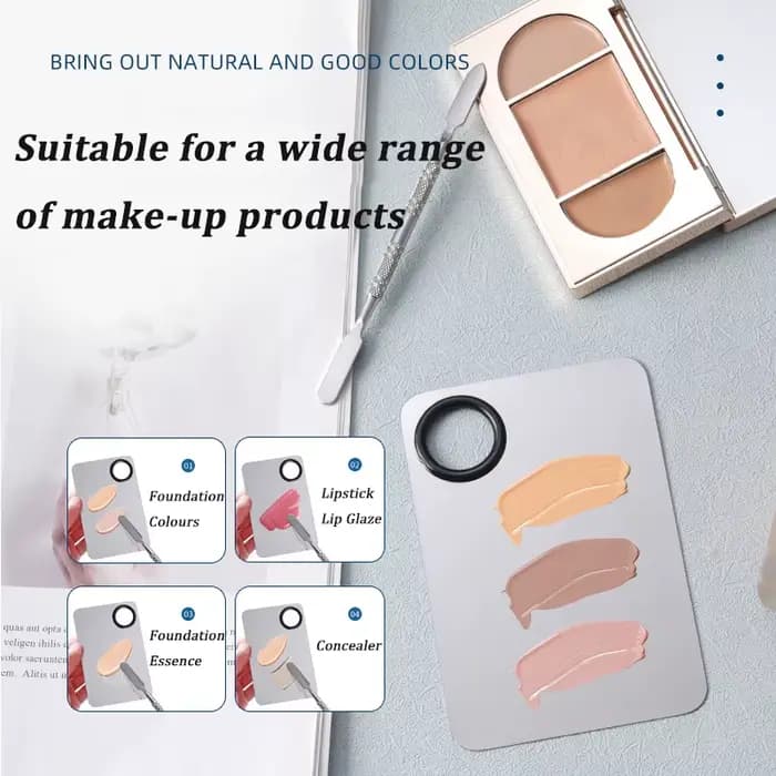 Palette de mélange de maquillage fond de teint rouge à lèvres ombre à paupières Palette de mélangeur