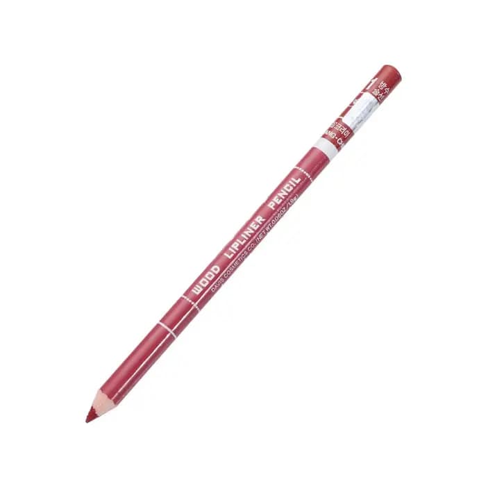 Stylo à lèvres en bois naturel coloré pour femme, crayon à lèvres longue durée, imperméable, contour