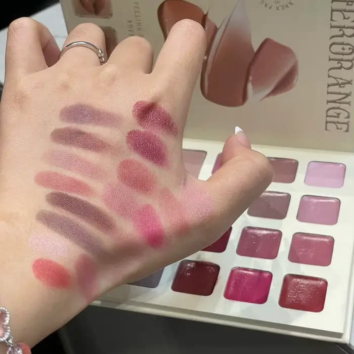 Palette de maquillage tout-en-un Herorange 78 couleurs, style livre, fards à paupières mats, scintil