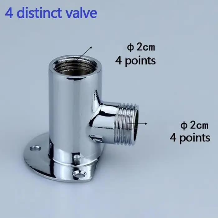Bras de douche tuyau inférieur pomme de douche murale bras d'extension Joint buse de douche accessoi