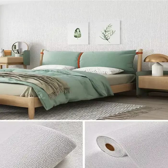 50cmX10/2.8m lin 3D mousse auto-adhésive PVC couleur unie épaissi imperméable fond mur rénovation pa