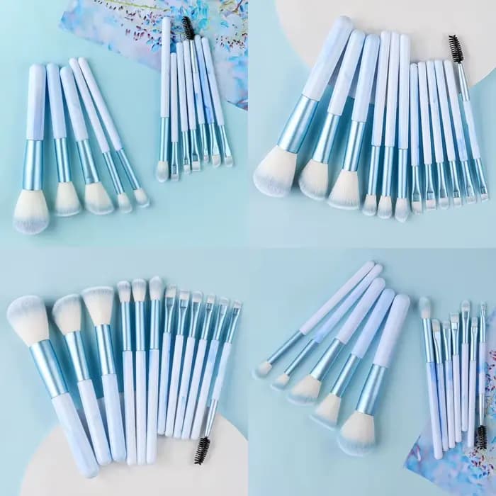 Ensemble de pinceaux de maquillage doux et moelleux pour femme, correcteur, blush adt, poudre, fard