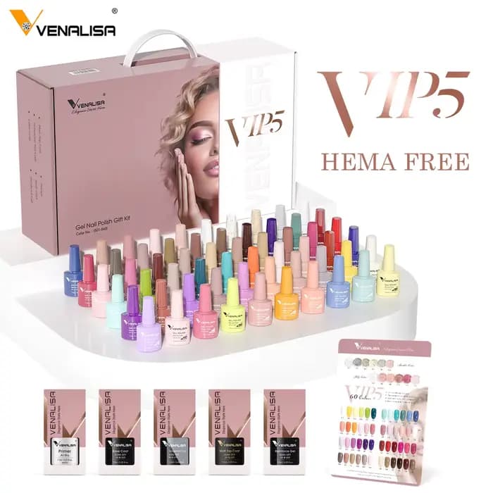 Venalisa HEMA TPO gratuit vernis à ongles Gel paillettes magnifique couverture complète tremper UV L