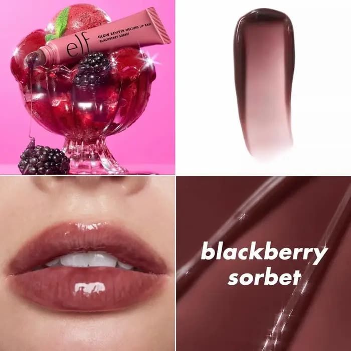 Gloss à lèvres Elf aux saveurs Fraise Shortcake Cerise, léger, hydratant, nourrissant, réparateur, a