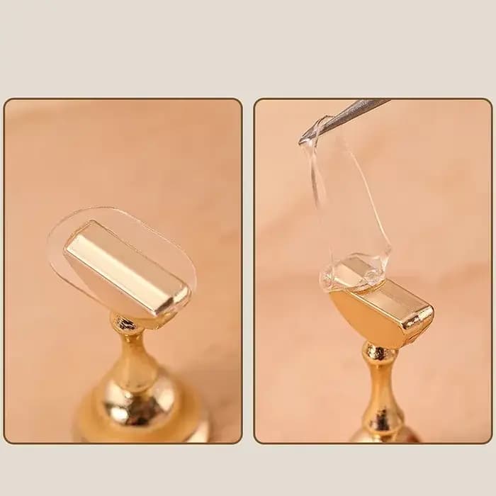 300 pièces de bandes adhésives double face pour supports d'ongles, transparentes, sans trace, pour m