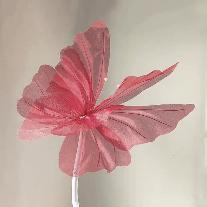 Simulation de papillon romantique en soie 3D, pour anniversaire, mariage, fête en plein air, photogr