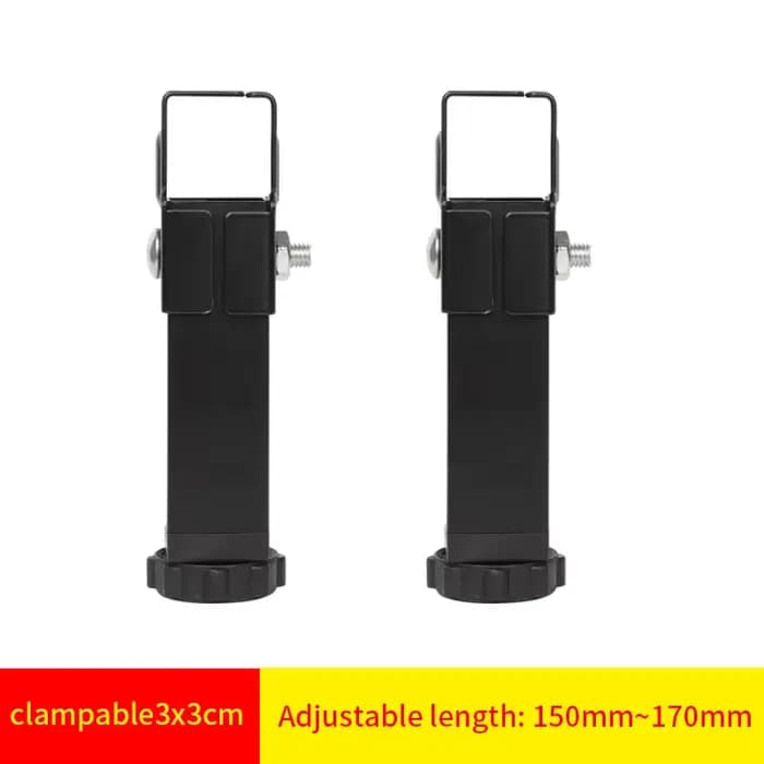 Colonne de support de pied de lit à cadre nervuré, 3 × 3cm, pied de serrage, support latéral de lit,