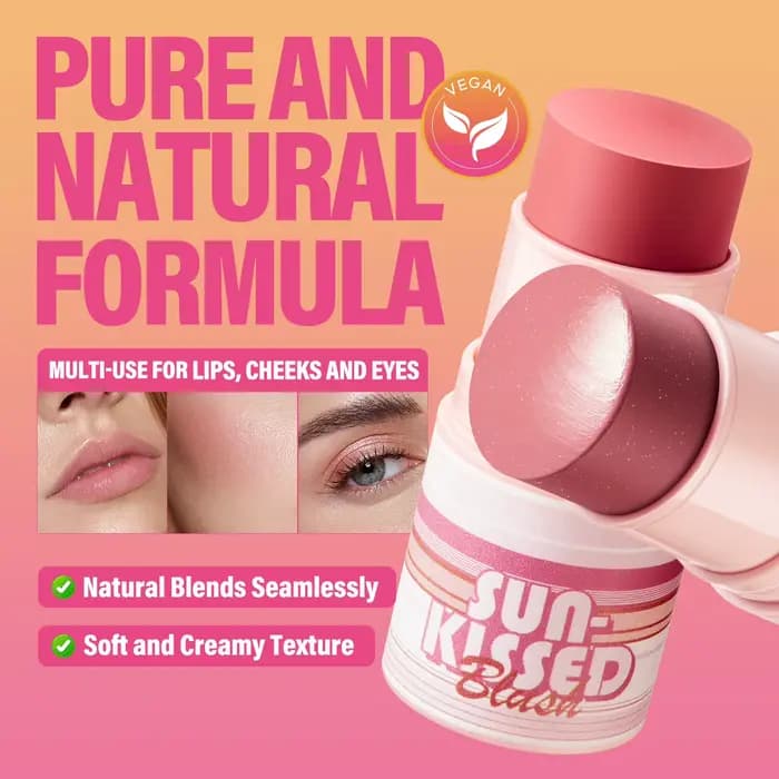 CARSLAN-Bâton de fard à joues au soleil, mélange de maquillage, léger, non canadien, crémeux pour le