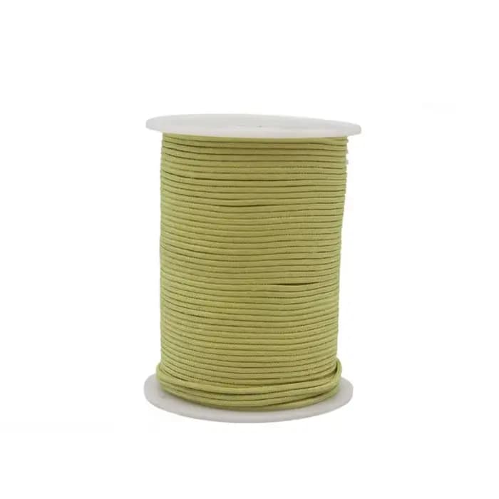 Cordon en Kevlar rouge et noir, résistant à l'usure, tressé, 2mm, pour bricolage, résistant au feu,