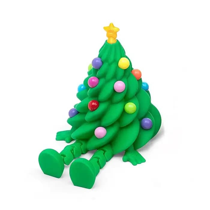 Modèle d'arbre de noël imprimé en 3D, ornement de bureau créatif, décor de vacances Cool pour la mai