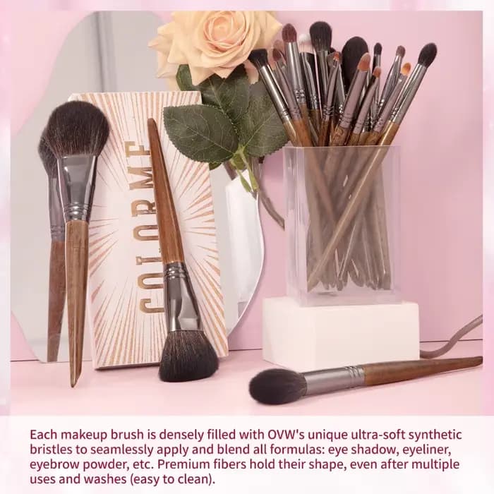 OVW ensemble de pinceaux de maquillage pinceau de maquillage professionnel pour fond de teint visage