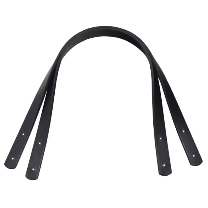 1 paire de poignées en cuir de 60cm, sacs à bandoulière durables, ceinture détachable, poignée à riv