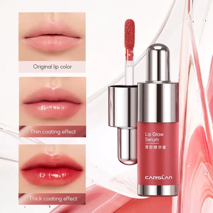CARSLAN – sérum teinté brillant à lèvres, huile essentielle, Gloss hydratant, effet miroir, produit
