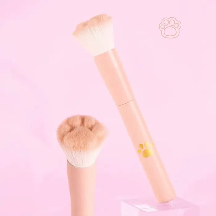 Nouveau pinceau à Blush patte de chat avec boîte de rangement, outil de maquillage professionnel ada