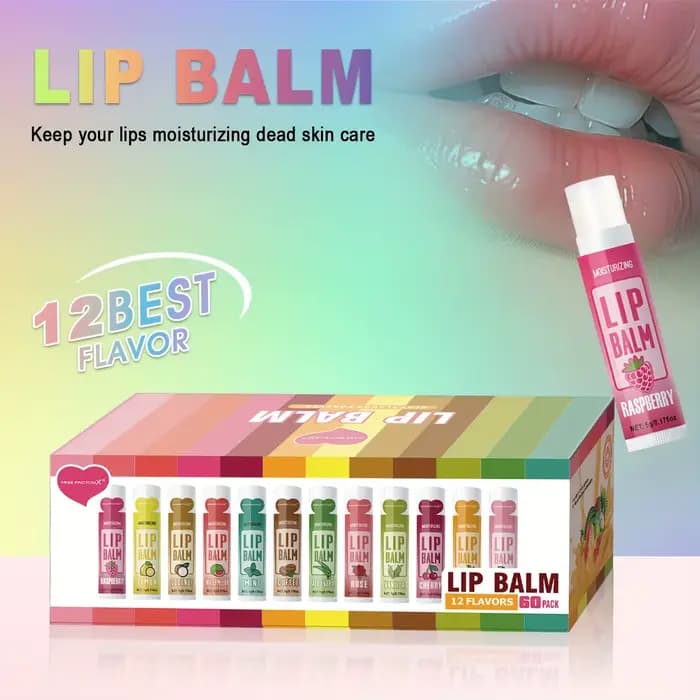 Ensemble de baume à lèvres hydratant, 60 pièces, 5g, hydratant et éclaircissant en profondeur, coule