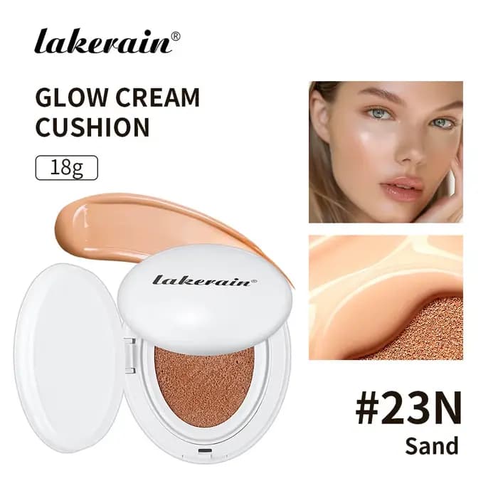 Coussin de fond de teint éclaircissant longue durée pour femme, crème CC lumineuse imperméable, maqu