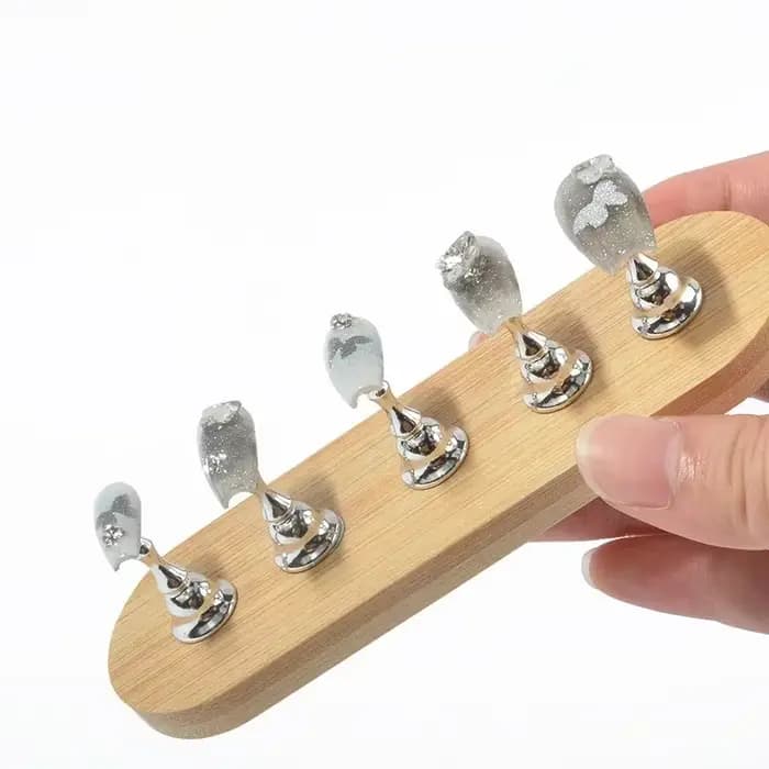 300 pièces de bandes adhésives double face pour supports d'ongles, transparentes, sans trace, pour m