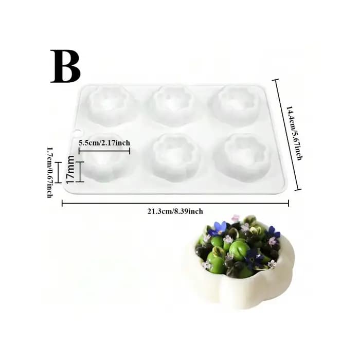 Moule de cuisson en Silicone de qualité alimentaire, antiadhésif, réutilisable, pour desserts, Mouss