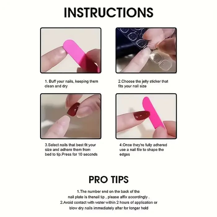 10 pièces haut de gamme pur manuel magique style court adapté à une variété de personnes faux ongles
