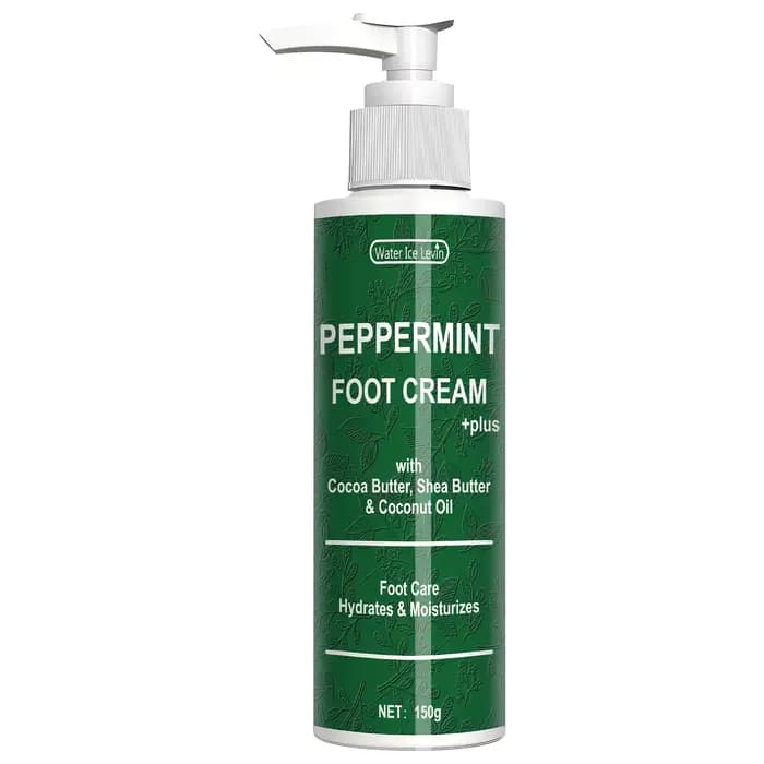 Crème pour les pieds à la menthe - Hydrate la peau - Sans alcool, crème de soin pour les pieds secs
