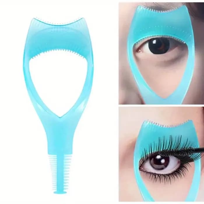 Modèle applicateur de Mascara 3 en 1 avec protection et étui pour recourbe-cils, support pour Eyelin