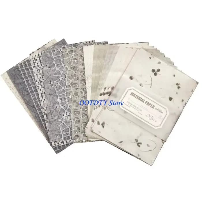 367a 20 feuilles fond esthétique Papier décoratif Scrapbooking Papier d'embellissement