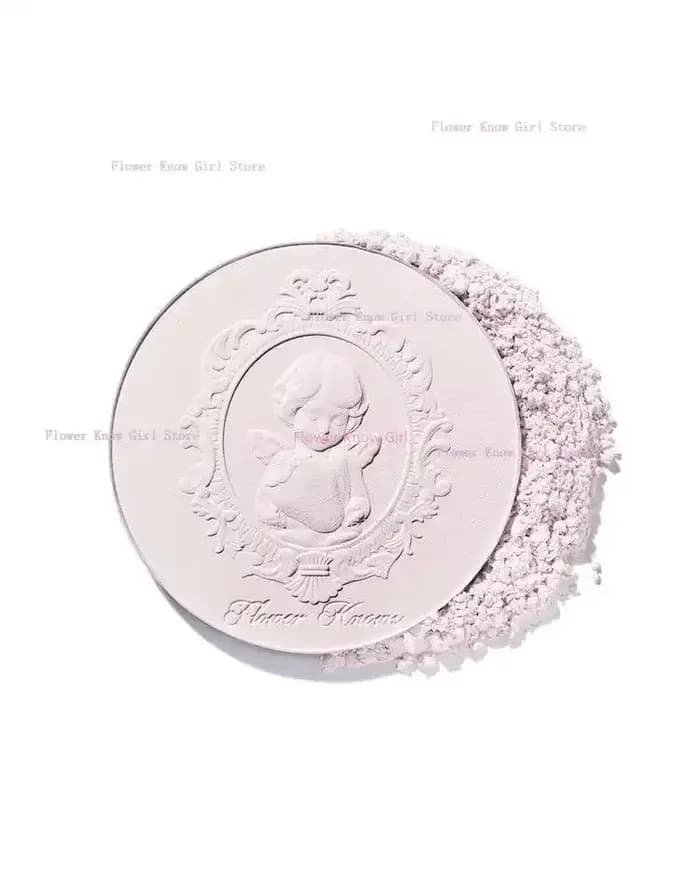 La fleur connaît la série Cupidon aux fraises, poudre pressée mate, mise au point douce, poudre de m