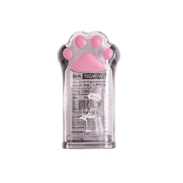 Taille-crayon Kawaii en forme de patte de chat, mignon, portable, cadeau de papeterie scolaire pour