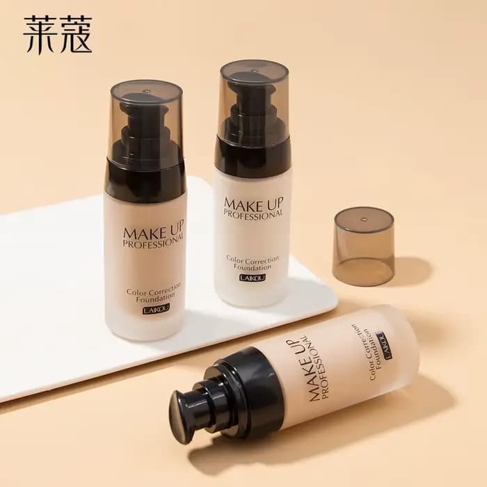 LAIKOU Base de maquillage visage fond de teint liquide BB crème correcteur hydratant contrôle de l'huile blanchissant