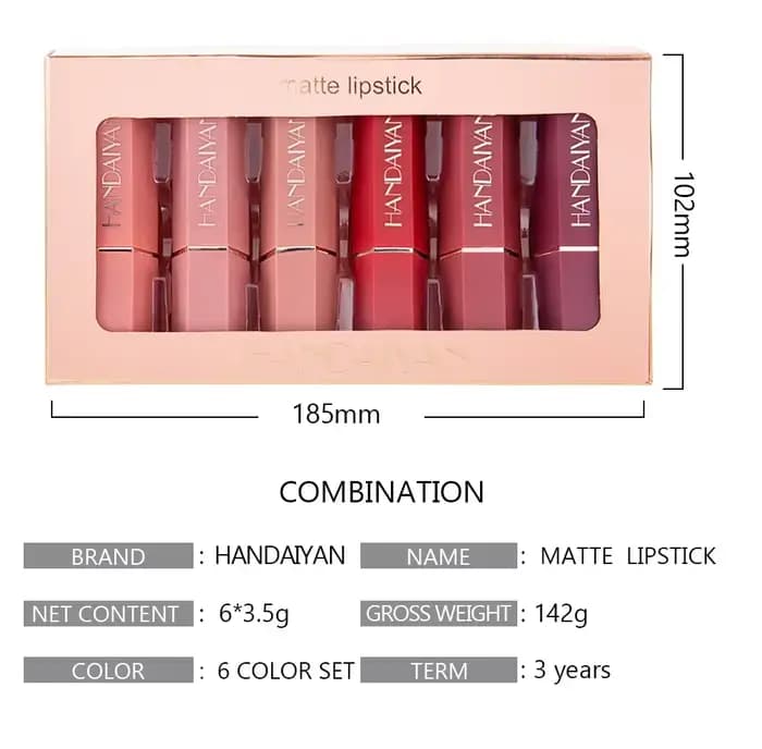 Rouge à lèvres liquide imperméable longue durée