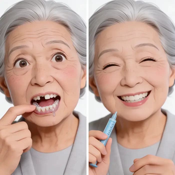 Kit de décoration de prothèses dentaires : met en valeur la beauté du sourire, ajustement naturel, matériau confortable, prothèses pratiques, soins dentaires