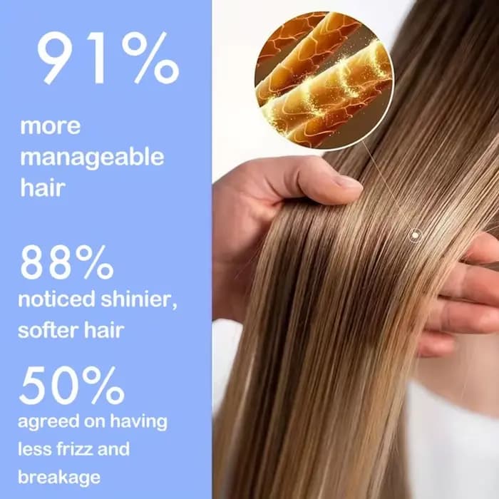 Sérum capillaire vitaminé avec huile d'argan, de macadamia et d'avocat, spray nourrissant pour des cheveux lisses, brillants et sains, soin des cheveux secs, 100g