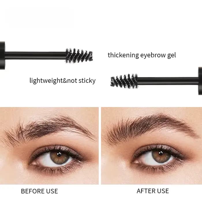 EyebloggGel-Maquillage pour les yeux, longue durée, étanche, tuyau à séchage rapide, transparent