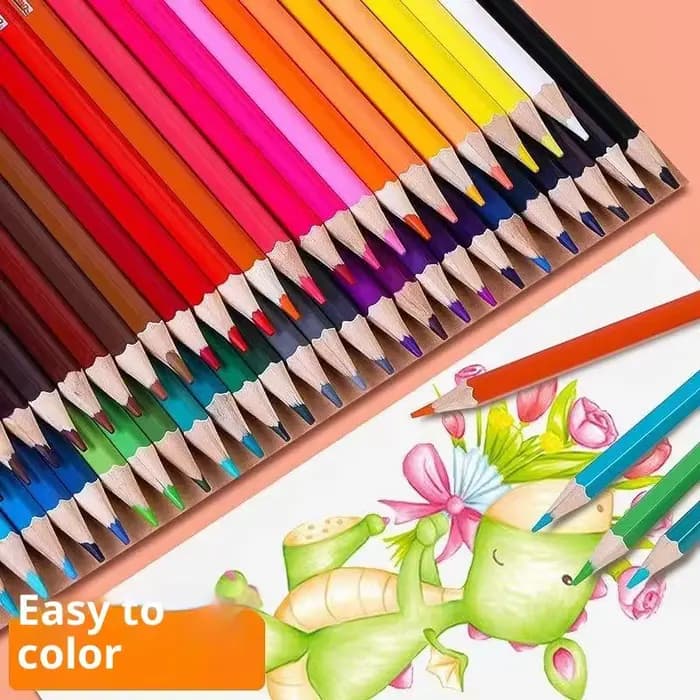 Ensemble de crayons de couleur à base d'huile, 12 à 24 nuances, pour professionnels, dessin de portraits, coloration lisse, croquis détaillé