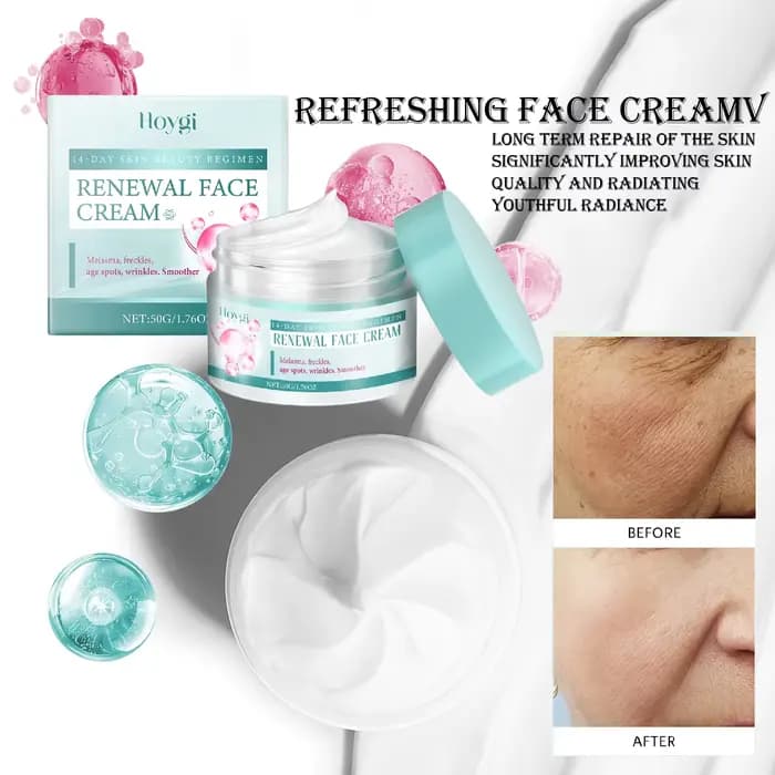 Crème raffermissante au collagène pour le visage, renouvellement, nutrition profonde, réduction des taches brunes et des taches de rousseur, éclaircissante, lissante, liftante et raffermissante