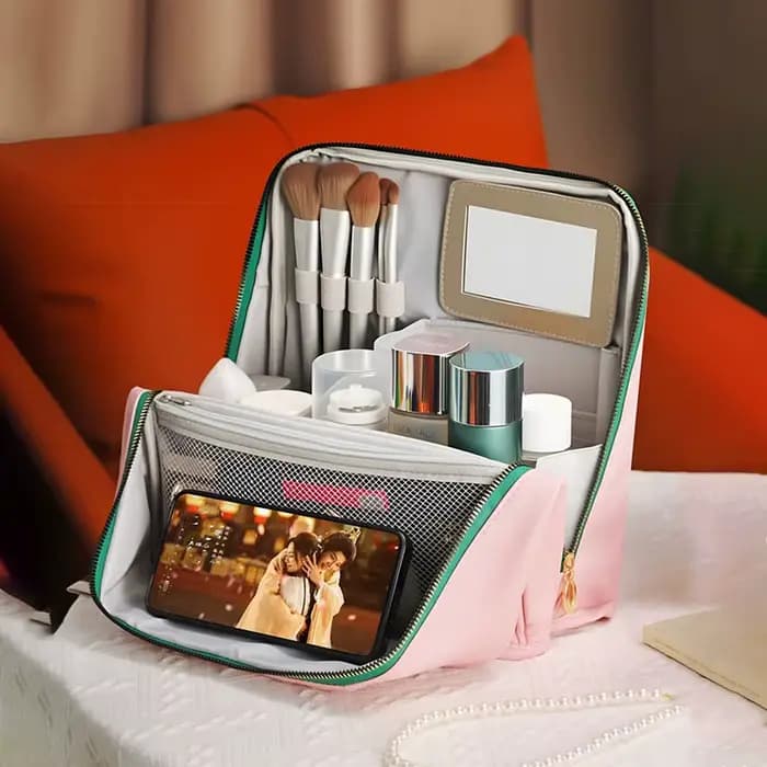 Trousse à cosmétiques de grande capacité 1 pièce