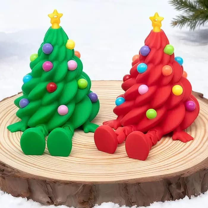 Modèle d'arbre de noël imprimé en 3D
