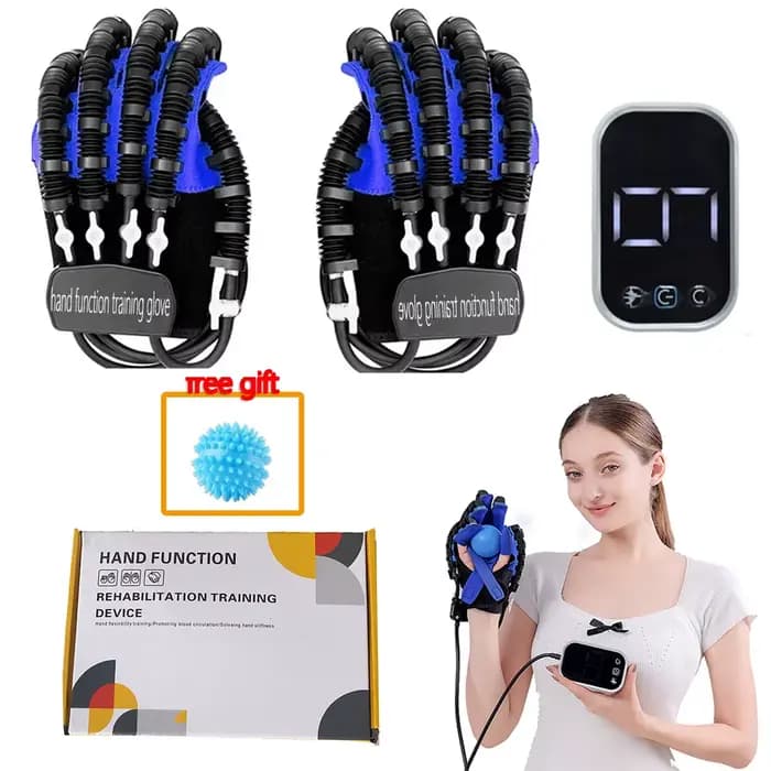 Gant Robot de rééducation des mains, entraînement des doigts, gants de Massage, rééducation des accidents vasculaires cérébrales, hémiplégie, récupération de la fonction des mains