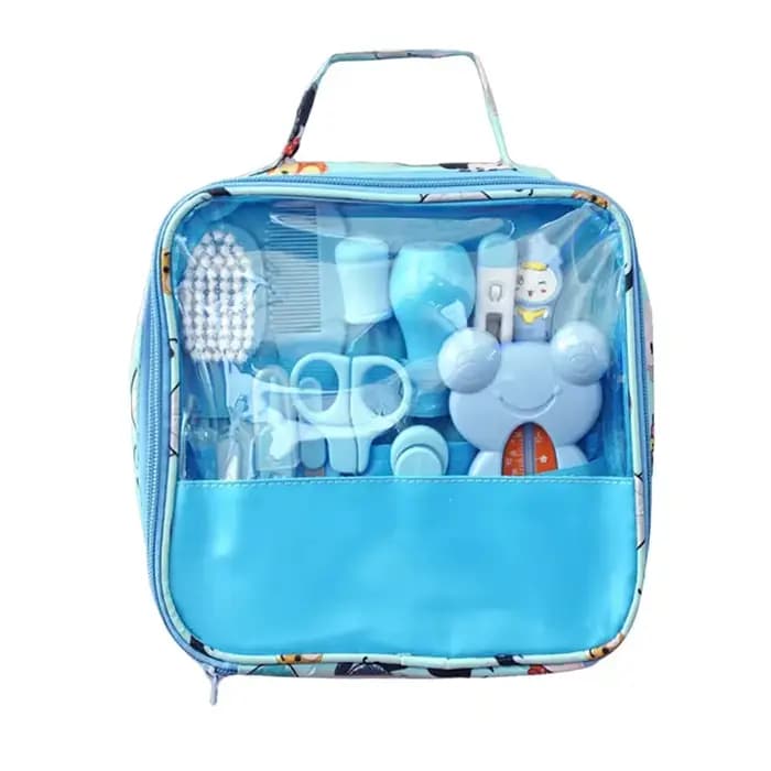 Ensemble de soins pour bébé, kit de soins de sécurité pour nouveau-né avec coupe-ongles, peigne à cheveux, aspirateur nasal