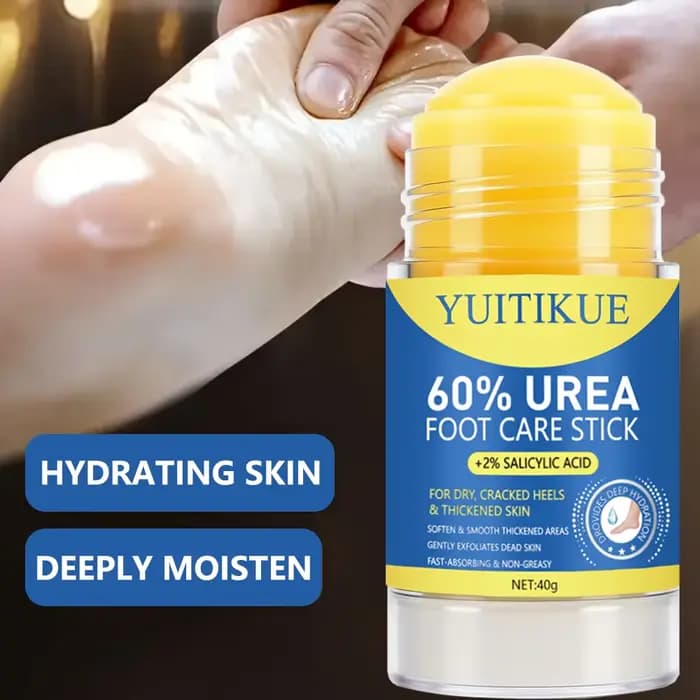 Combo de crème d'urée et de baume pour les pieds parfumé à la pêche au 60% – Réparation puissante pour les talons craquelés, hydratant et nourrissant en profondeur.