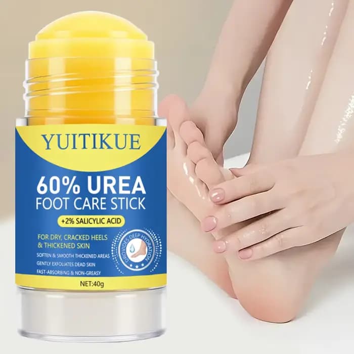 Combo de crème d'urée et de baume pour les pieds parfumé à la pêche au 60% – Réparation puissante pour les talons craquelés, hydratant et nourrissant en profondeur.